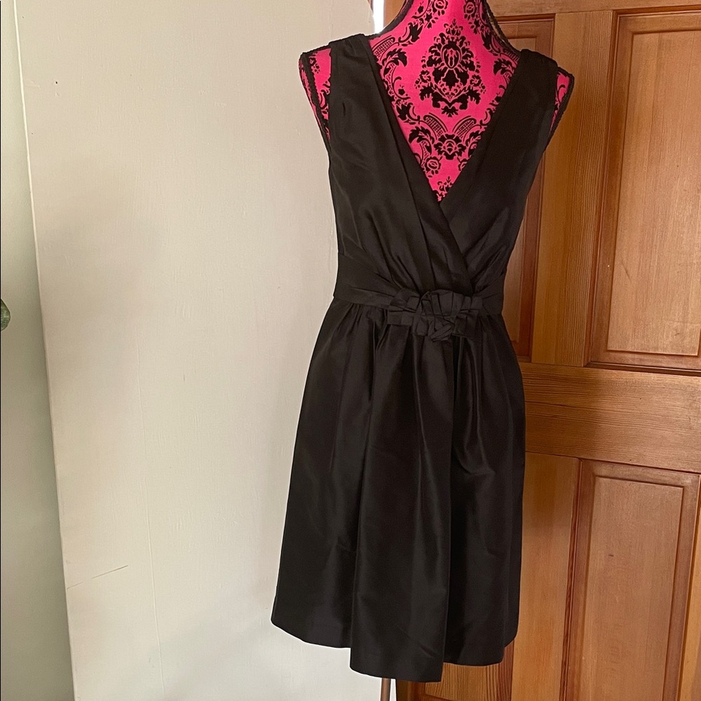 White House Black Market Elegant Black Midi Dress